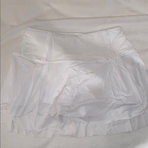 lululemon white tennis skort